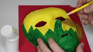 DIY/Arts & Crafts - Mardi Gras Mask