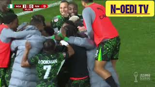 Ndidi recreates Atlanta '96 Kanu Iconic celebration 🎉🎊 against Tunisia