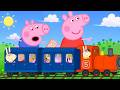 ALL ABOARD AND MAKE SOME NOISE Peppa Pig Train Ride Music Fun Best Cartoons For Babies