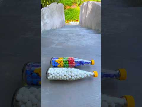 Breaking glass bottle ⚠️🔥 Crushing Crunchy & Soft Things #asmr #shorts #asmrsound #satisfyingvideo