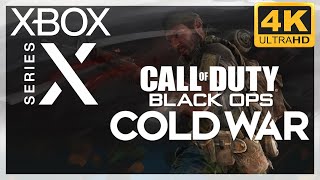 [4K] Call of Duty Black Ops : Cold War / Xbox Series X Gameplay