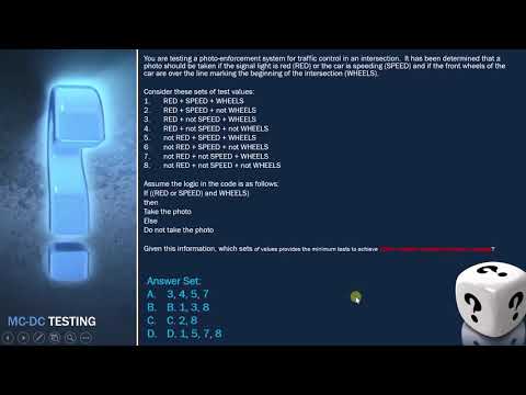 ISTQB - 8 MC DC Testing   EXAMPLE   ISTQB Advanced Technical test analyst certification