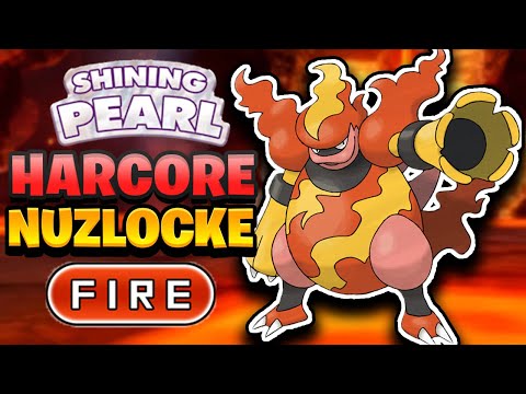 Pokemon Shining Pearl HARDCORE NUZLOCKE - FIRE TYPE ONLY! (No Overleveling, No Items)