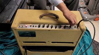 Video thumbnail for 1994 Fender Blues Deville amp for sale on eBay. Here it's condition by Robert Rodriguez
