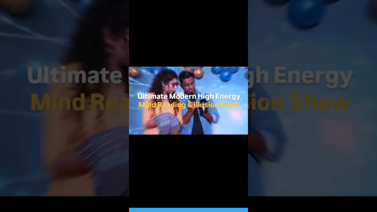 Chennaiல Ultimate Corporate Entertainment! 🧠✨ Mind Reading & Magic Show! 🎩🔥 Magician in Chennai