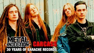 CARCASS Behind The Scenes Stories - 30 Years Of Earache | Metal Injection