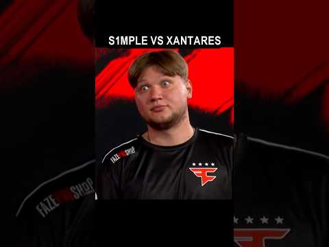 s1mple vs XANTARES #cs2 #counterstrike #csgo #s1mple #faze #karrigan #elige #frozen