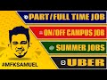 Canada Student Visa Bangla: Part Time Full time | On - Off Campus | Summer Jobs | Uber Eats | (2020)