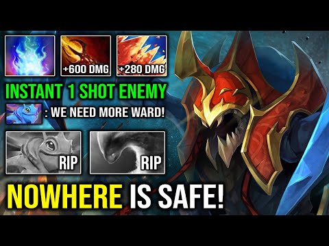 How to 100% Bully Puck Mid with Dagon Nyx Assassin Cancer 1 Shot Nowhere is Safe For Enemy DotA 2