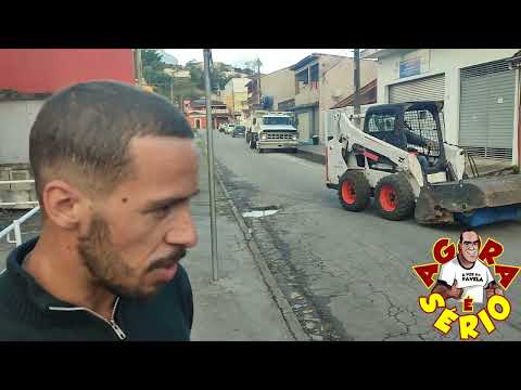 Manutenção da Rua João Barreto no centro de Juquitiba.