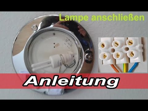 Connecting the lamp Instructions / Connecting lamps (L N PE) 3 connections