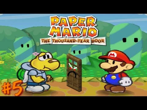 Let's Play Paper Mario Thousand Year Door - #5 - Koops Is Bang Voor Een Deur
