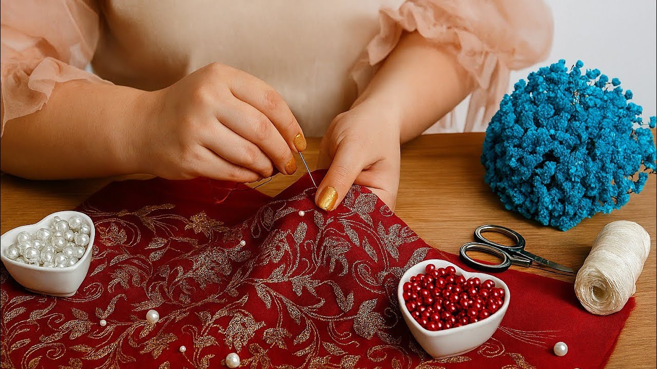 Wow, how beautiful! What I made with these pearls!!! 😍😊