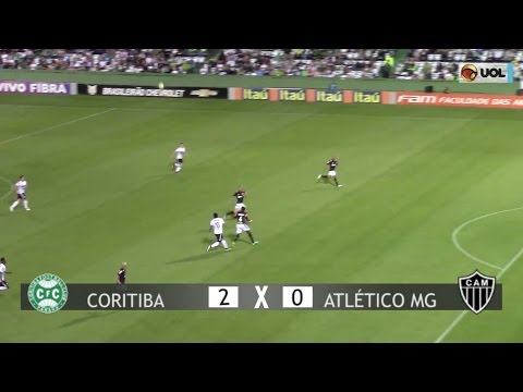 Gols: Coritiba 2 x 0 Atlético-MG