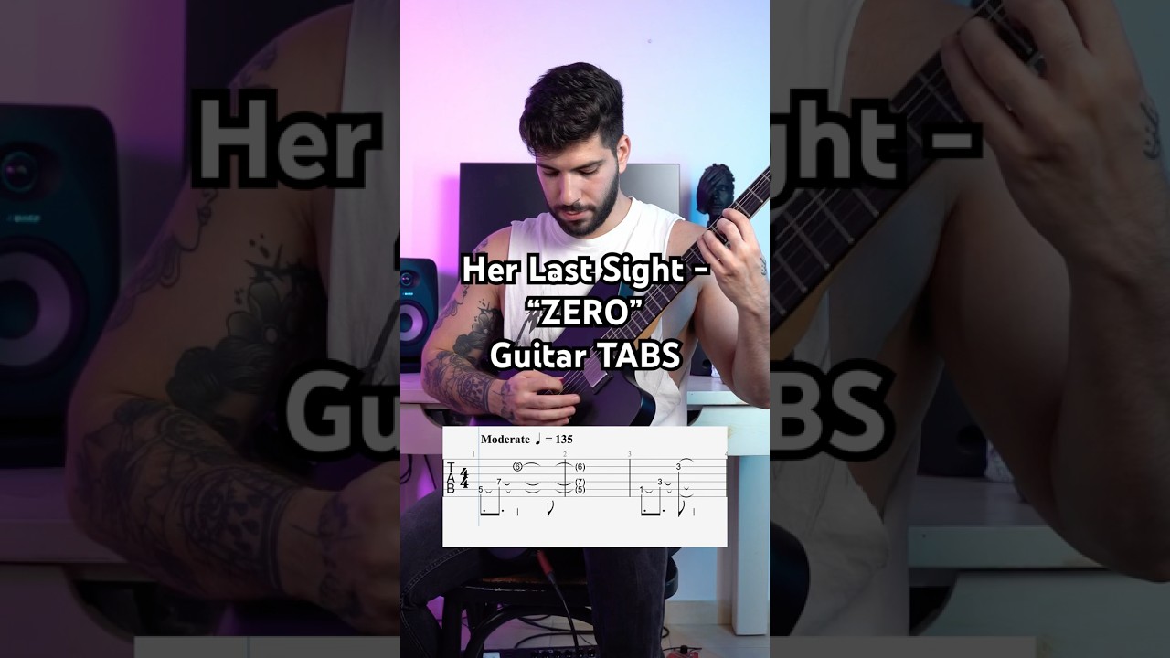 Her Last Sight - “ZERO”Guitar TABS #metal #metalcore
