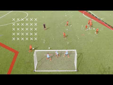 Torschuss | Übung für das Kindertraining | (Ömer-Torschuss)