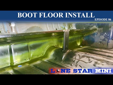 Classic Mini Boot Floor Installation
