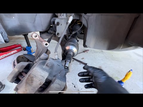 How to replace front passenger side axle on 2008-2012 Ford Escape
