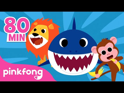Baby Shark and more | Let's Sing with Animal Friends | Nursery Rhymes | Pinkfong Songs for Kids