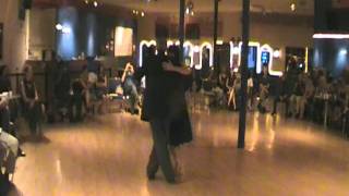 Oscar Casas & Ana Miguel vals exhibition at Chicago Dance milonga