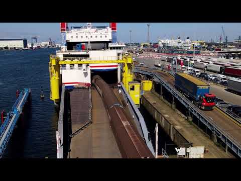 Eisenbahnhafen Rostock wird ausgebaut