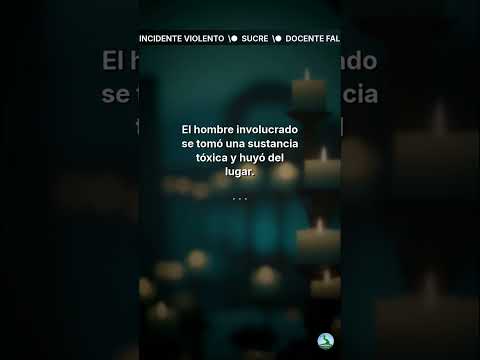 Docente fallece en Colosó tras incidente violento