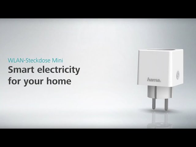 Hama WiFi Smart Plug Mini 16A 3680W Bianco video