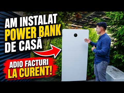 TESTEZ o BATERIE nouă pentru CASĂ! AȘA SCAP DE FACTURI!