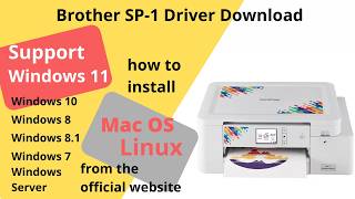 Brother SP-1 Driver Download and Setup Windows 11 Windows 10, Mac 15 Mac 26