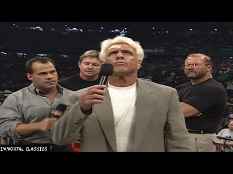Rowdy Roddy Piper and Dean Malenko confront Ric Flair and Arn Anderson:WCW Nitro May 31,1999