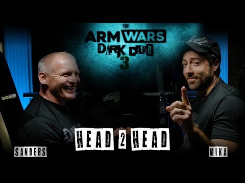 CRAIG SANDERS Vs MIKA SAKVARELIDZE ARM WARS ‘DARK CARD 3’ - PRE MATCH ‘HEAD TO HEAD’