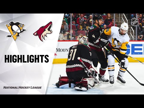 NHL Highlights | Penguins @ Coyotes 1/12/20