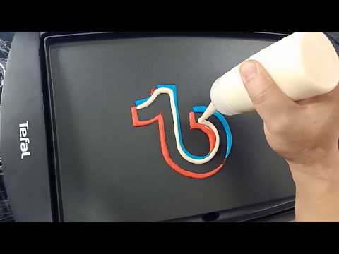 Pancake Art - Tik Tok Logo