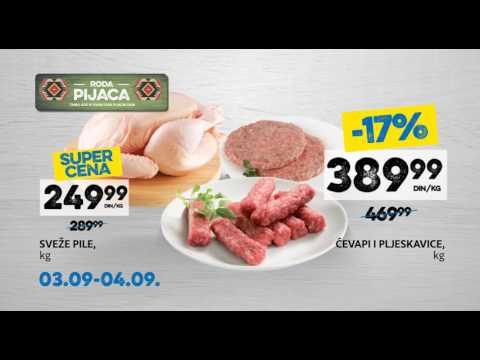 RODA: sveže i povoljno na našoj pijaci 03 - 04.09.2016.