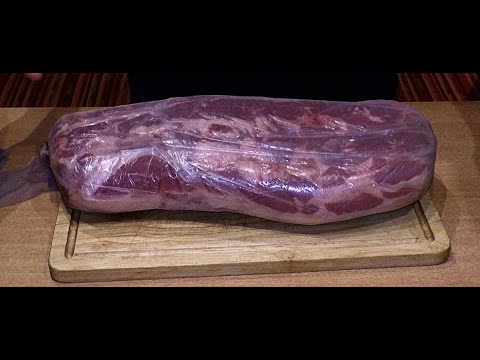 Fleischreifung im Damenstrumpf, Home dry aging ganz Easy !
