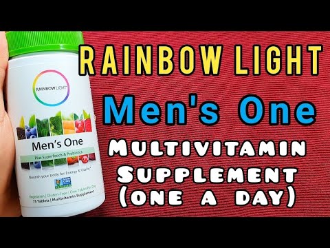 rainbow light men's one multivitamin supplement
