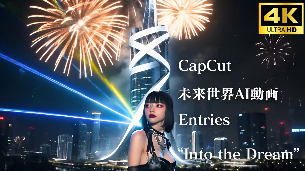 CapCut未来世界AI投稿キャンペーン "Into the Dream" —  #CapCut未来世界