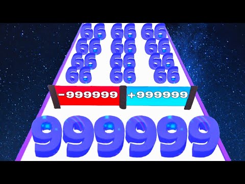 Number Master vs Number Run Master 3D - Number Running Game ( Math Games ) Part 1