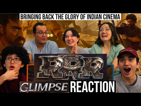RRR Glimpse REACTION! | NTR, Ram Charan, S.S. Rajamouli | Bringing Back the Glory of Indian Cinema
