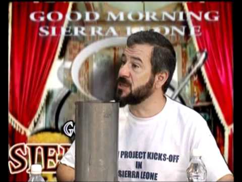 LuciaStove and Biochar on Good Morning Sierra Leone part I