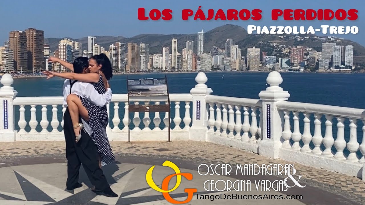 #tango #piazzolla LOS PAJAROS PERDIDOS by Georgina Vargas #tangodancers Georgina & Oscar Mandagaran