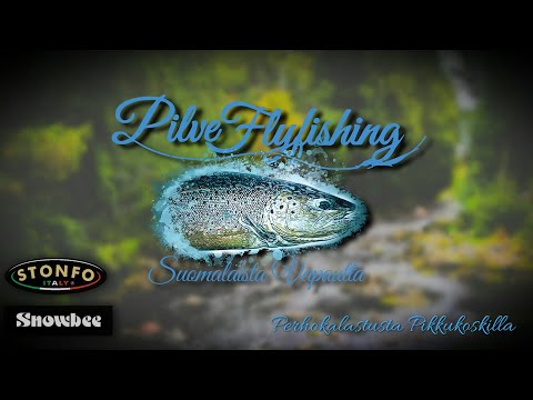 Perhokalastusta pikkukoskilla - Pilve Flyfishing 2021