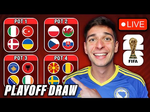 World Cup 2026 Qualifier Playoff DRAW LIVE Reaction
