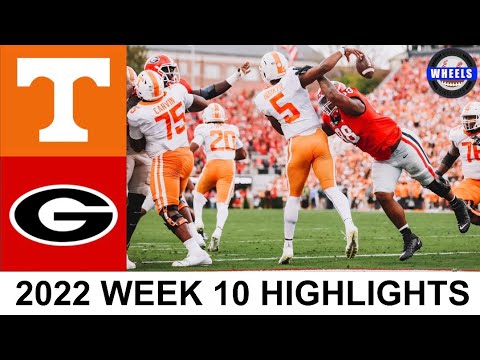 #1 Tennessee vs #3 Georgia Highlights (2022) | College Football Week 10 | 2022 College Football