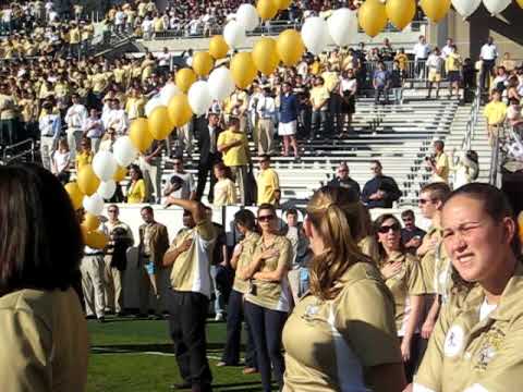 Georgia Tech vs Wake Forest pregame Flyover