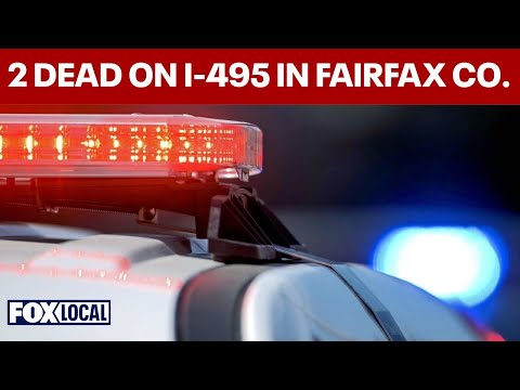 2 dead after stabbing, officer-involved shooting on I-495 in Fairfax County