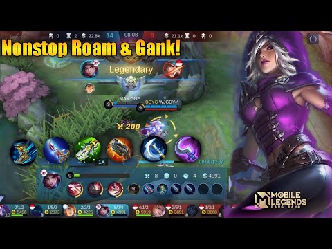 Natalia Nonstop Roaming & Gank! - Top 1 Global Natalia Build - Mobile Legend.