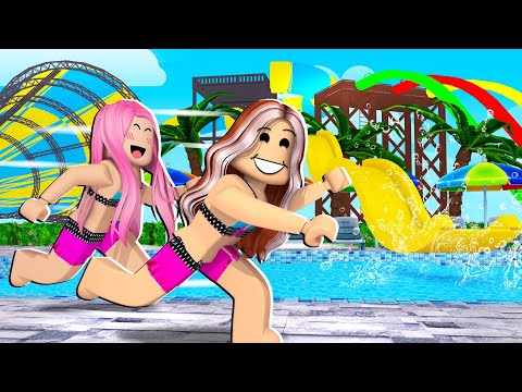 DIVERSÃO NO MAIOR PARQUE AQUÁTICO DO ROBLOX
