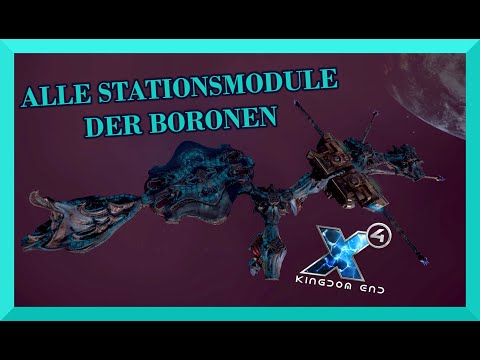 STATIONS-MODULE der BORONEN im DETAIL - X4 Foundations KINGDOM END Boronen DLC INFO Video Deutsch