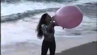 looner girl playing with balloons 50